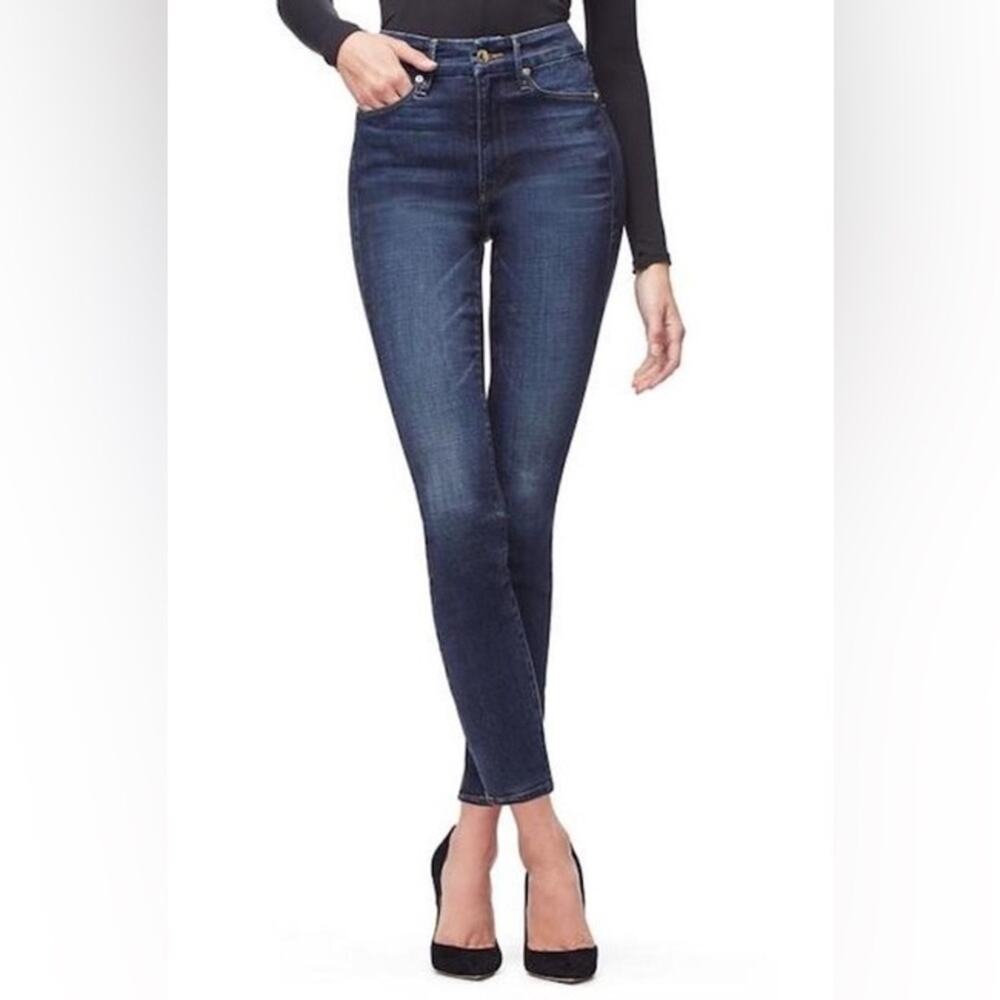 Good American Medium Wash Blue Stretchy Good Waist Skinny Jeans Size 2 / 26